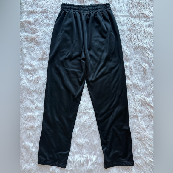 EUC RARE Palm Angels Venice SRL Black Track Pants With Pink and Green Flames - Picture 5 of 8